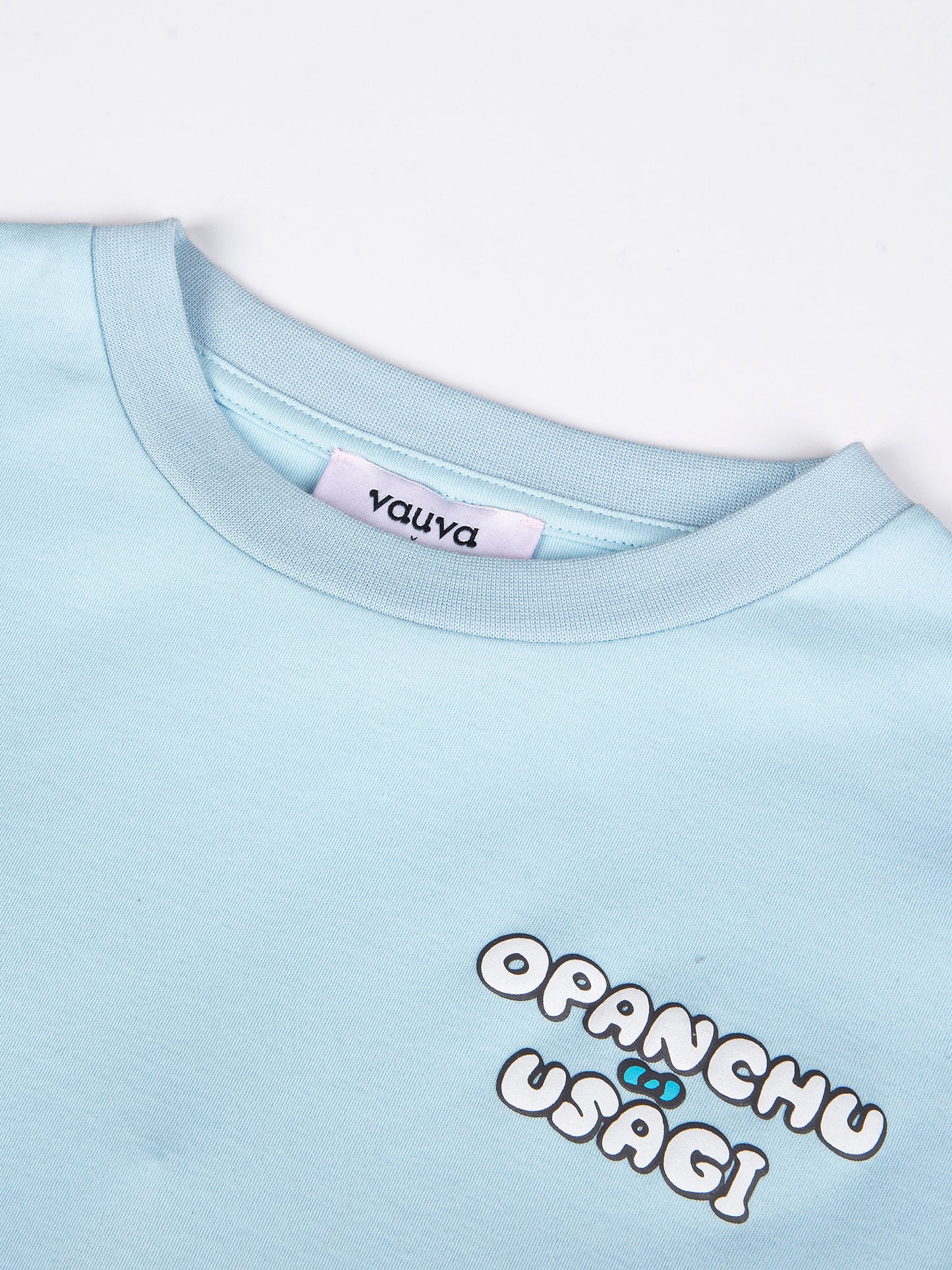 (Ships 17/4) “Opanty Time” Light Blue Graphic Sweatshirt