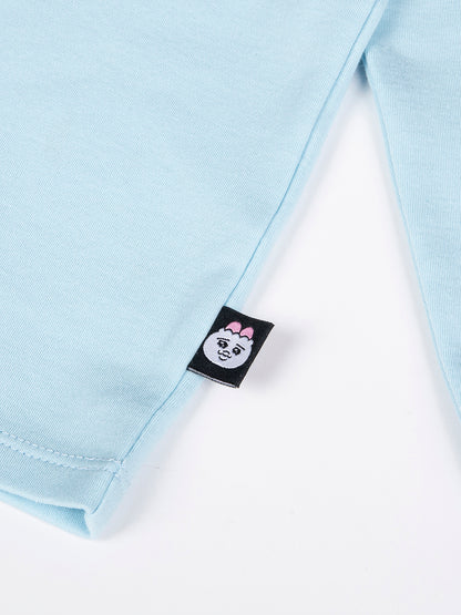 (Ships 17/4) “Opanty Time” Light Blue Graphic Sweatshirt