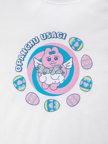 (Ships 17/4) Angel Bunny Graphic Sweatshirt