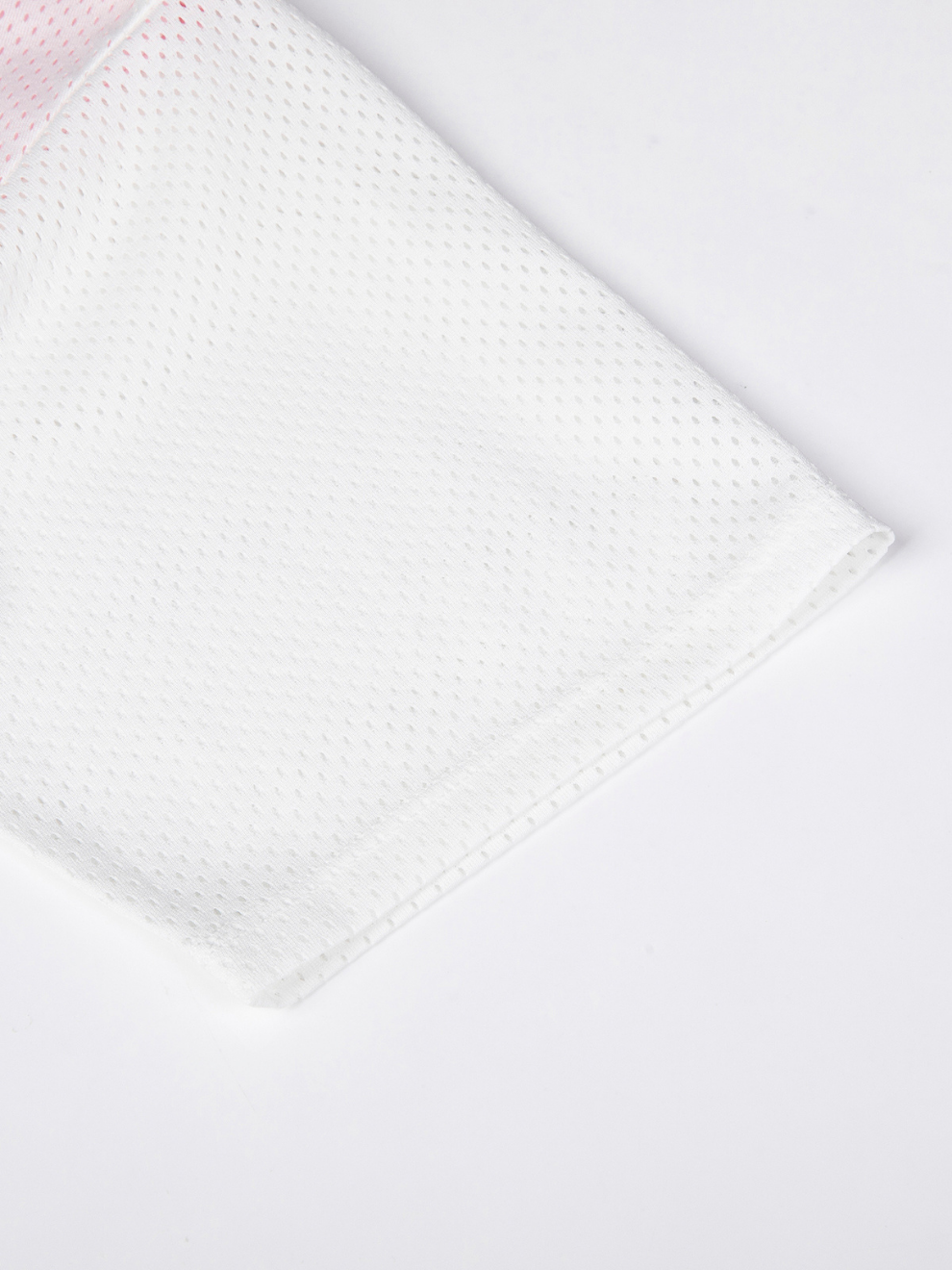 Pastel Mesh Layered Graphic T‑Shirt