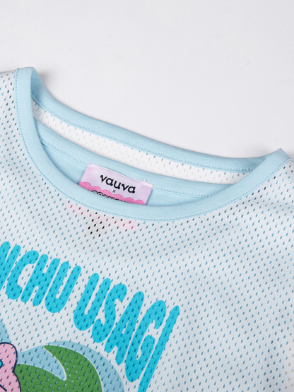 Surf Graphic Mesh Layered T‑Shirt