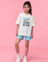 Beach Comic Panel Graphic T‑Shirt