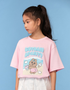 3D Bubble Print Graphic T-Shirt