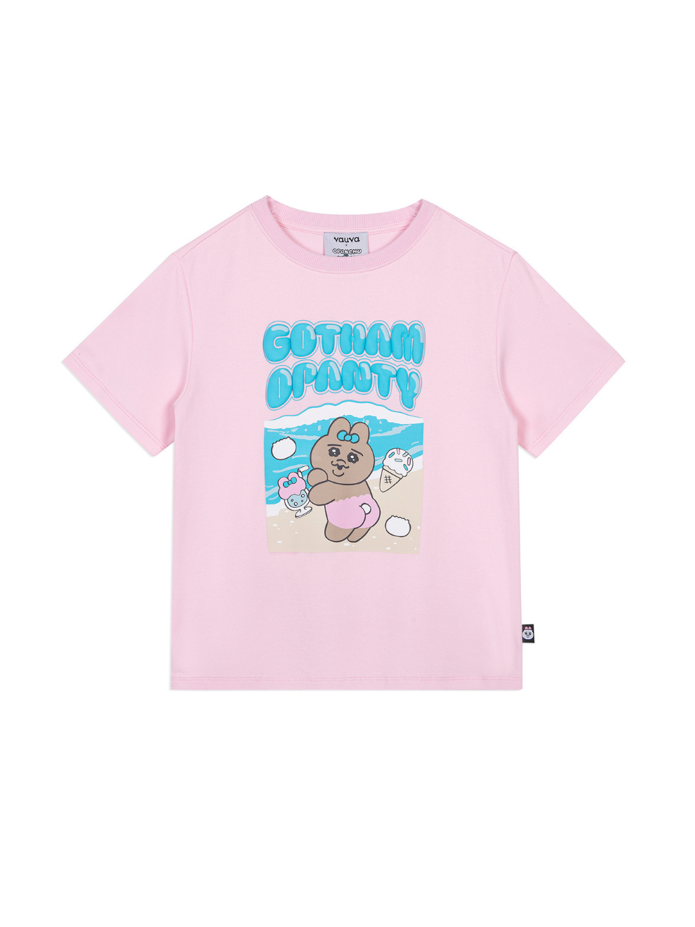 3D Bubble Print Graphic T-Shirt
