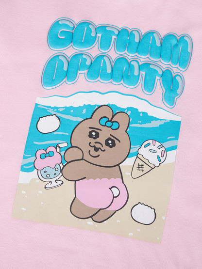 3D Bubble Print Graphic T-Shirt