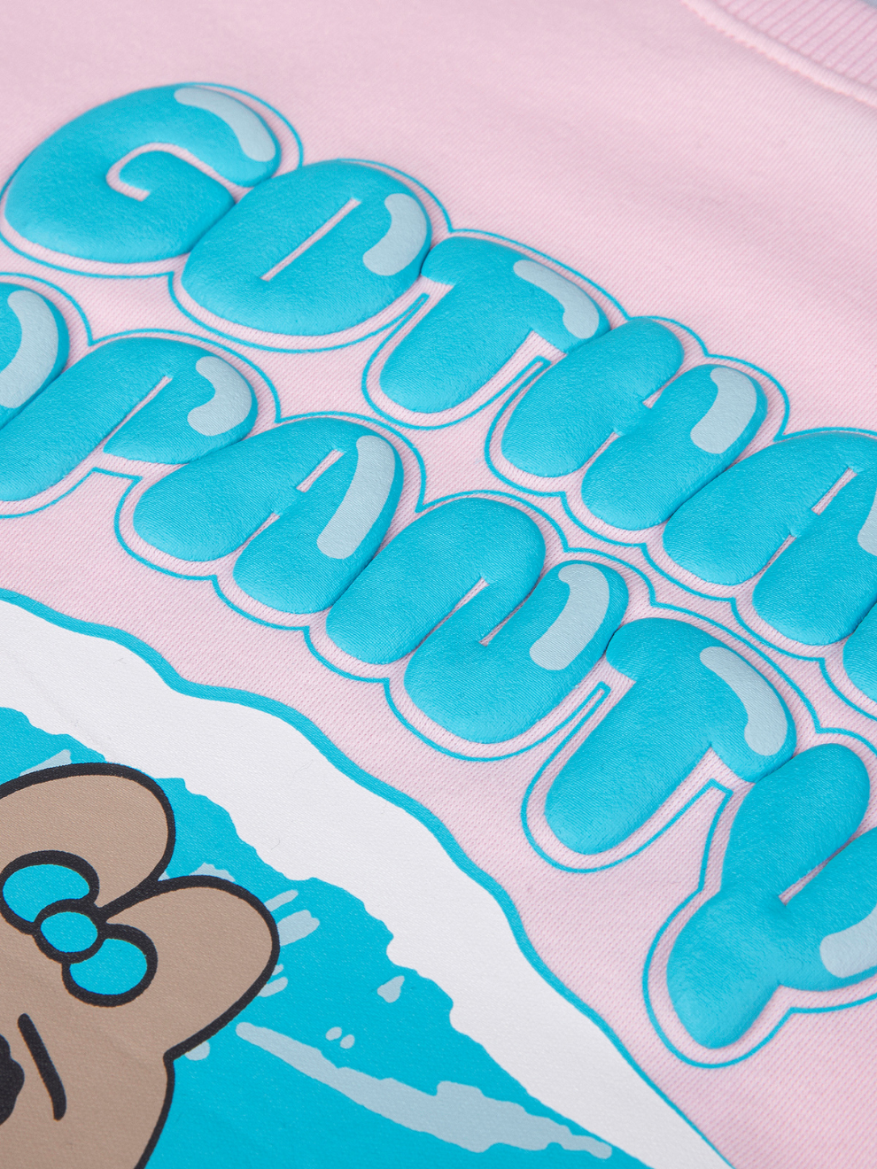 3D Bubble Print Graphic T-Shirt