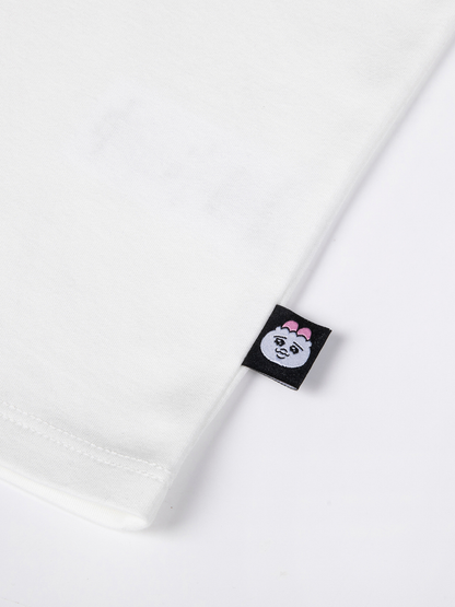 3D Bubble Print Graphic T-Shirt