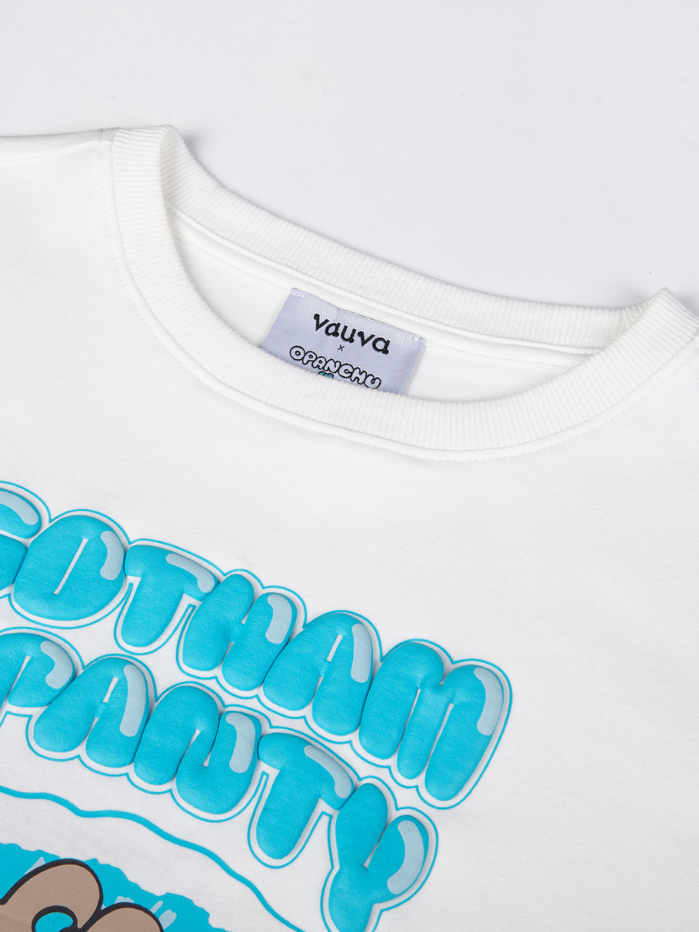 3D Bubble Print Graphic T-Shirt