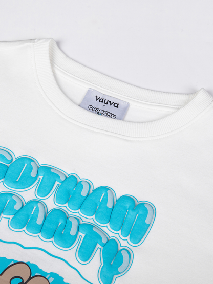 3D Bubble Print Graphic T-Shirt