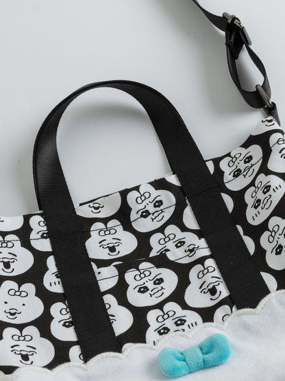 Allover Opanchu Usagi Patterned 2-Way Tote Bag