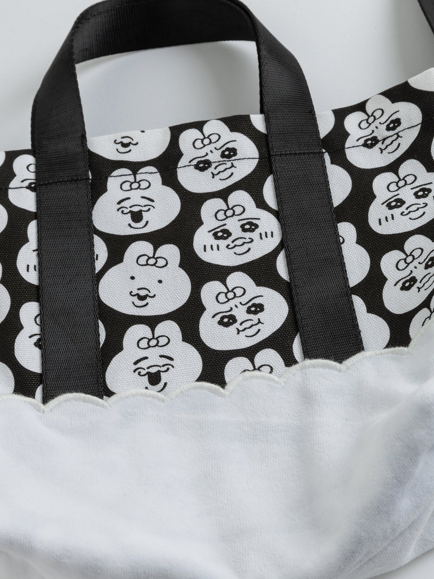 Allover Opanchu Usagi Patterned 2-Way Tote Bag