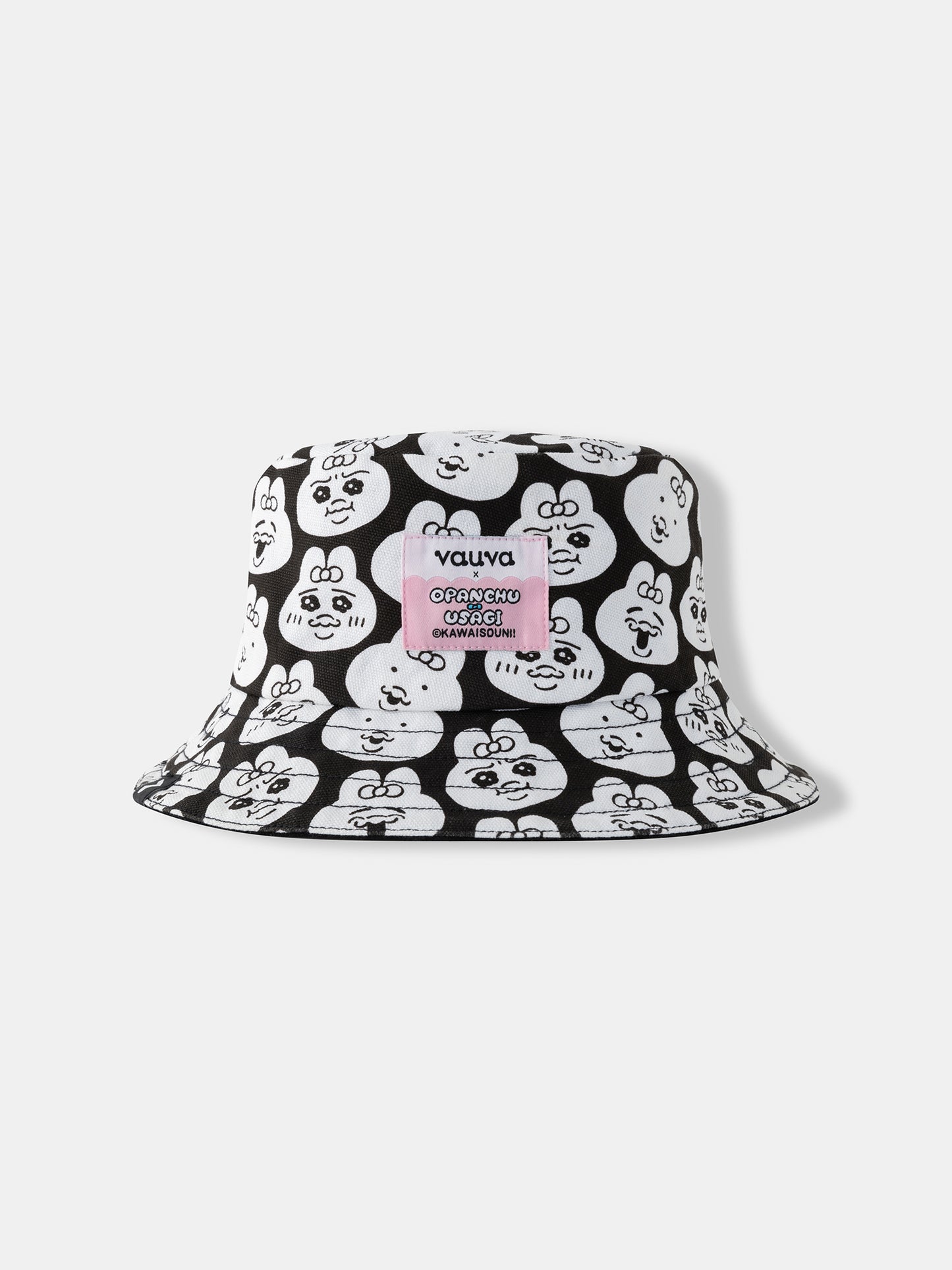 Reversible Embroidered & All-Over Print Bucket Hat