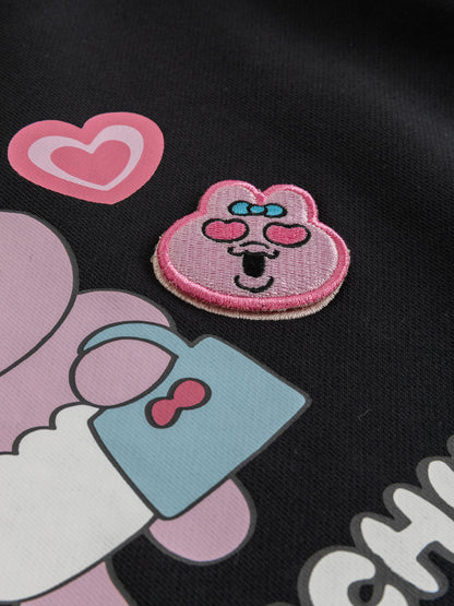 Opanchu Usagi Color-Block Graphic Sweatshirt