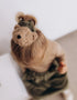 Velour Scrunchy With Teddy
