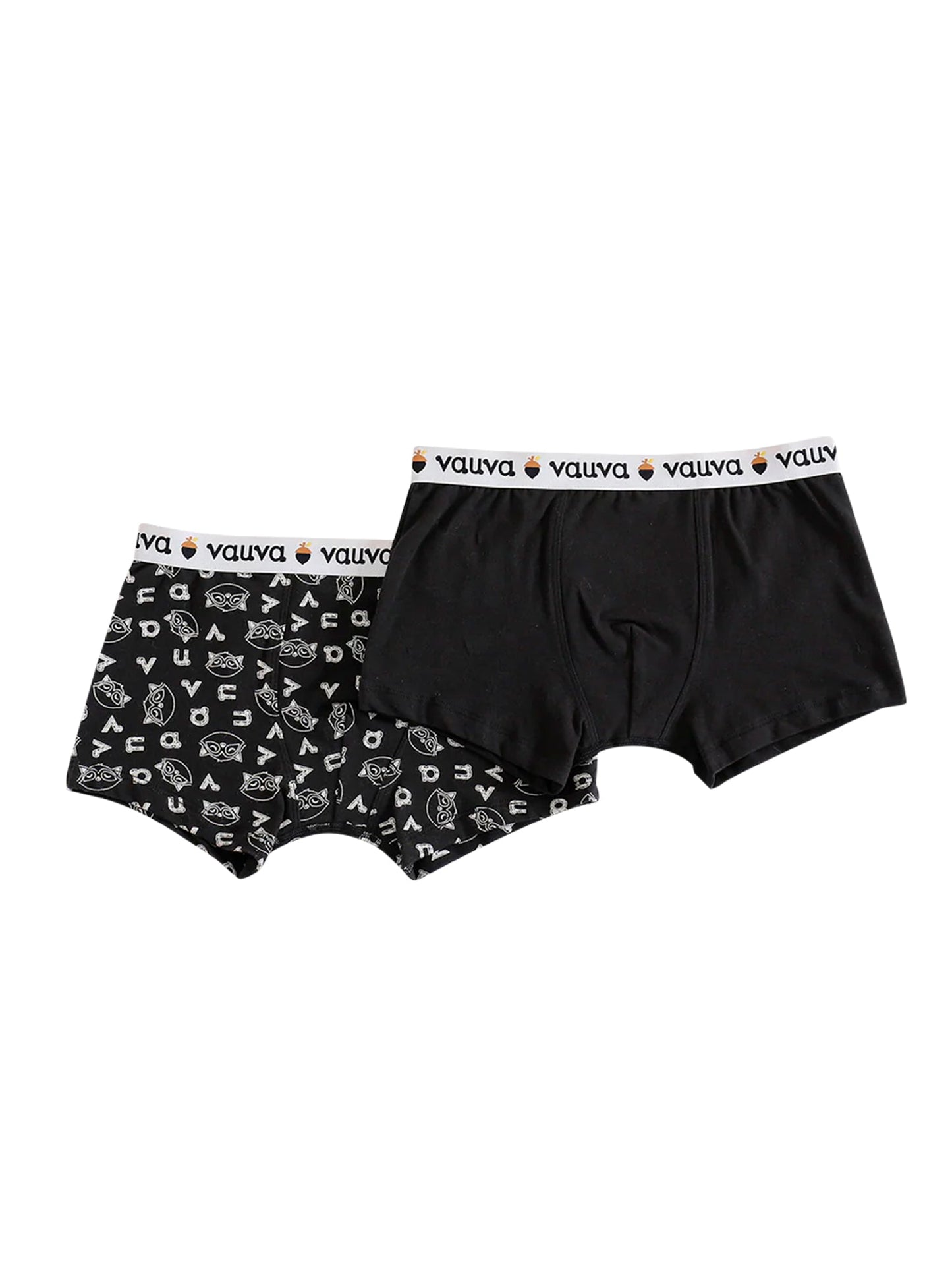 VAUVA Vauva Boys Organic Cotton Underwear (Boxers) - Vauva Black Underwear