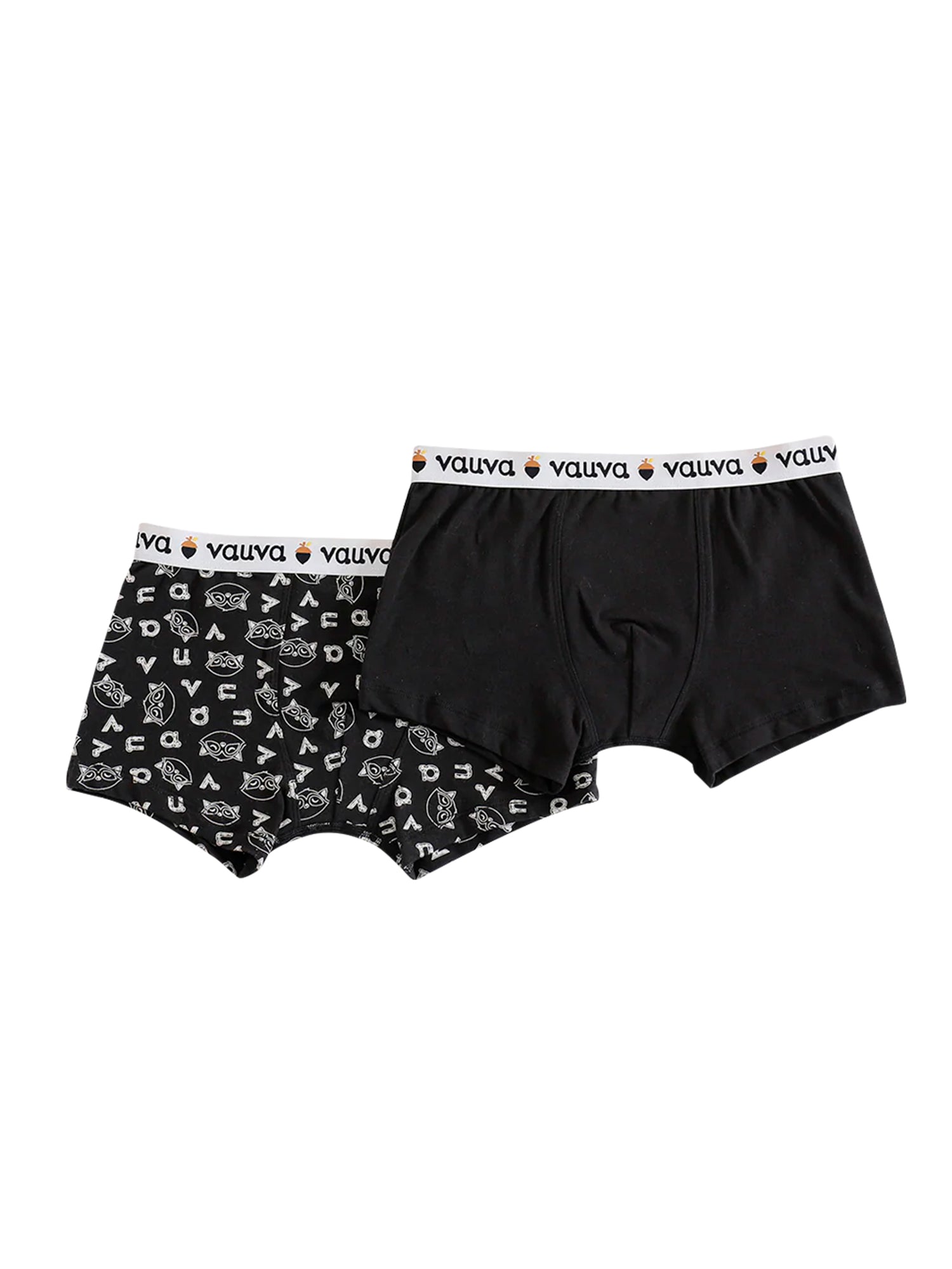 VAUVA Vauva Boys Organic Cotton Underwear (Boxers) - Vauva Black Underwear