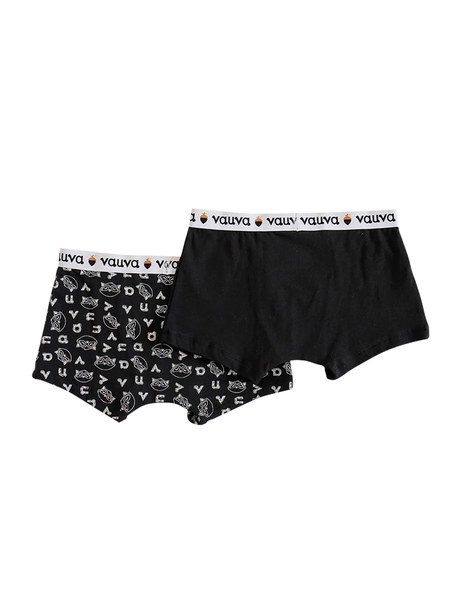 VAUVA Vauva Boys Organic Cotton Underwear (Boxers) - Vauva Black Underwear