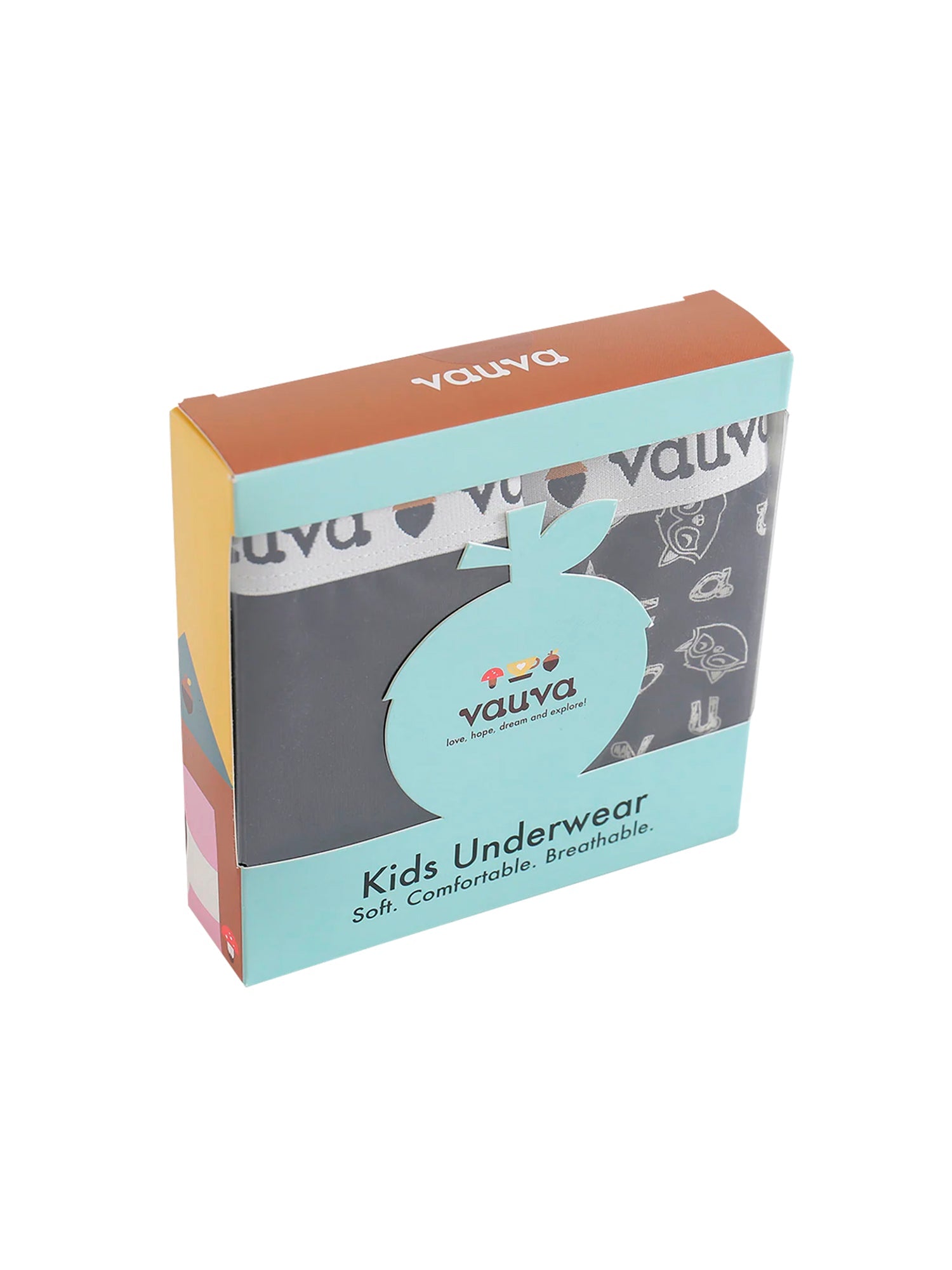 VAUVA Vauva Boys Organic Cotton Underwear (Boxers) - Vauva Black Underwear