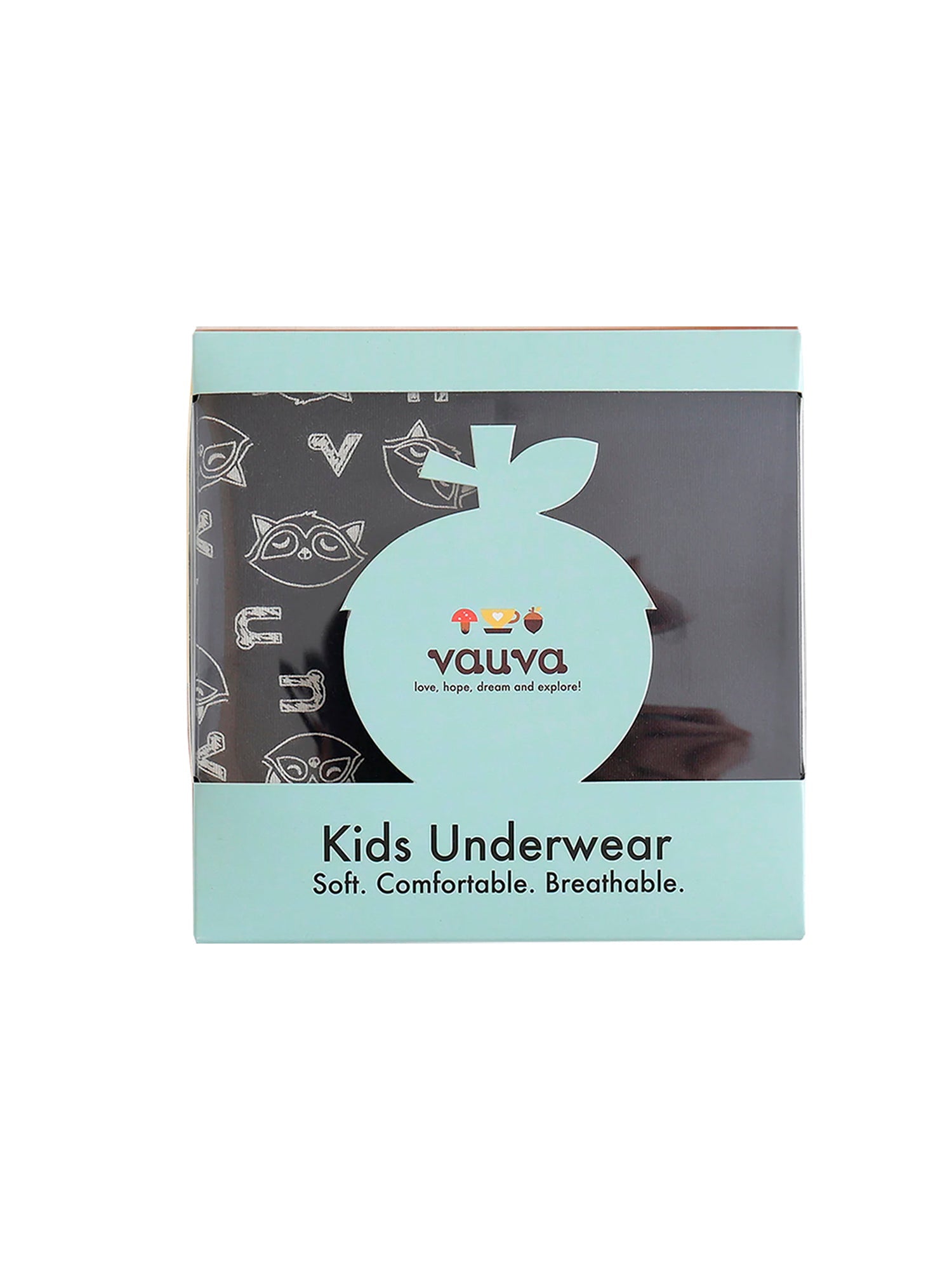 VAUVA Vauva Boys Organic Cotton Underwear (Briefs) - Vauva Black Underwear
