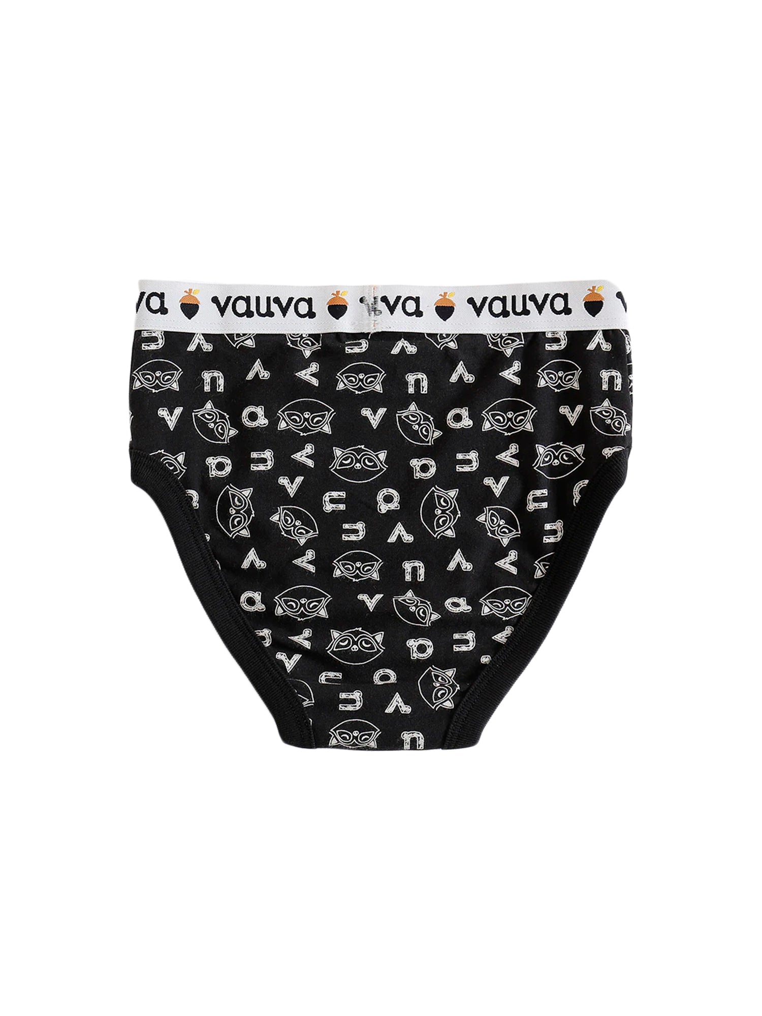 VAUVA Vauva Boys Organic Cotton Underwear (Briefs) - Vauva Black Underwear