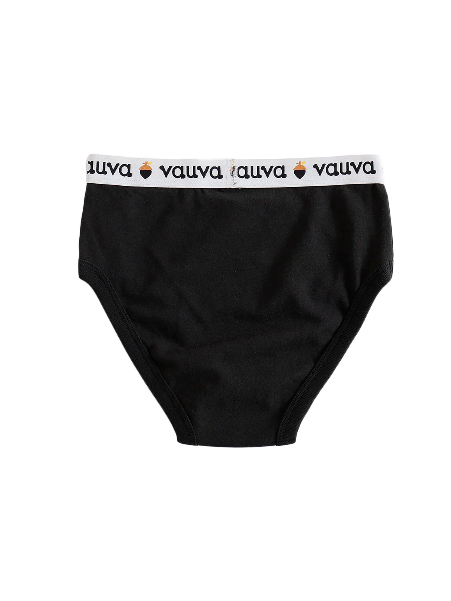 VAUVA Vauva Boys Organic Cotton Underwear (Briefs) - Vauva Black Underwear
