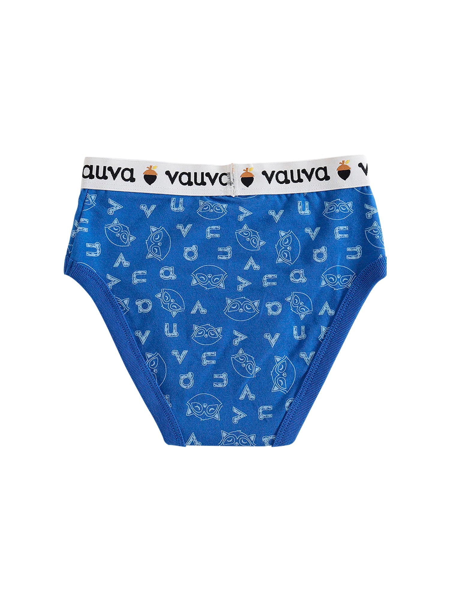 VAUVA Vauva Boys Organic Cotton Underwear (Briefs) - Vauva Blue / Grey Underwear