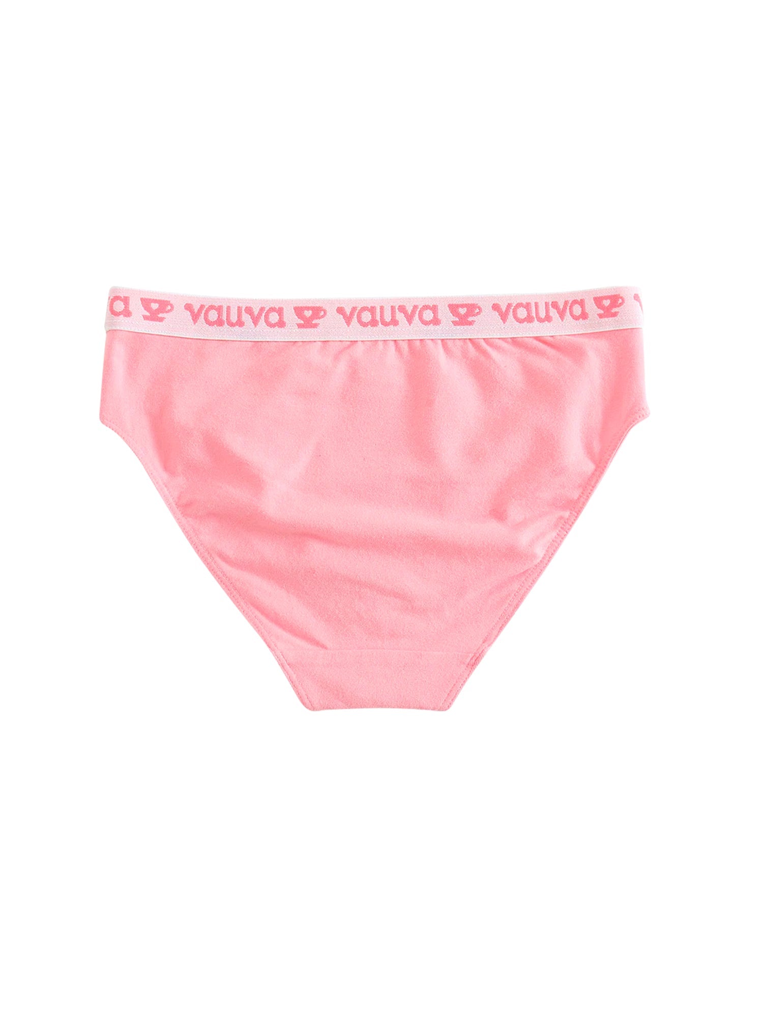 VAUVA Vauva Girls Organic Cotton Underwear - Vauva Pattern / Pink Underwear