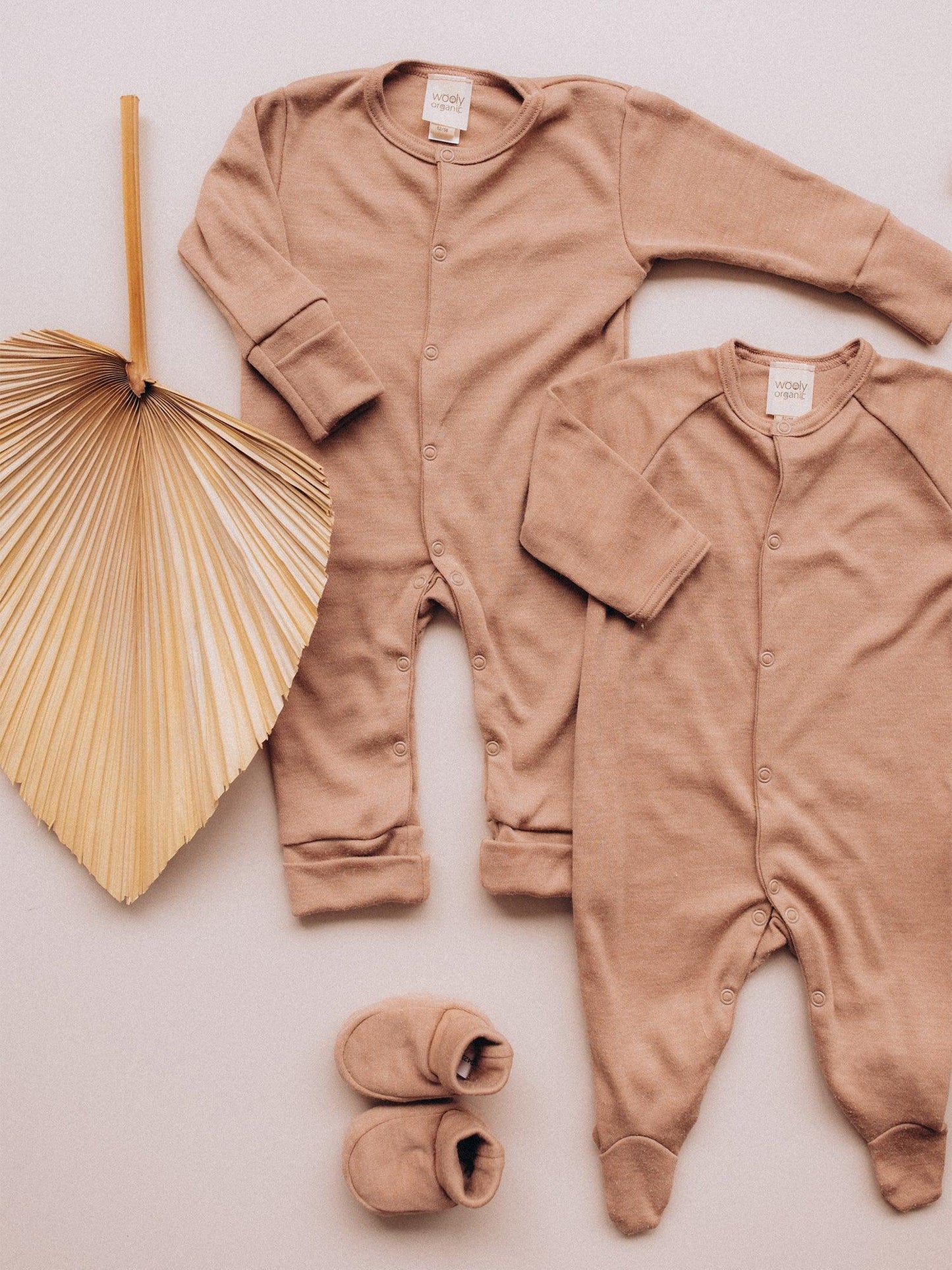 Merino Wool & Silk Snap‑Front Sleepsuit