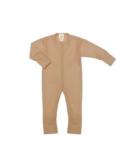 Merino Wool & Silk Snap‑Front Sleepsuit
