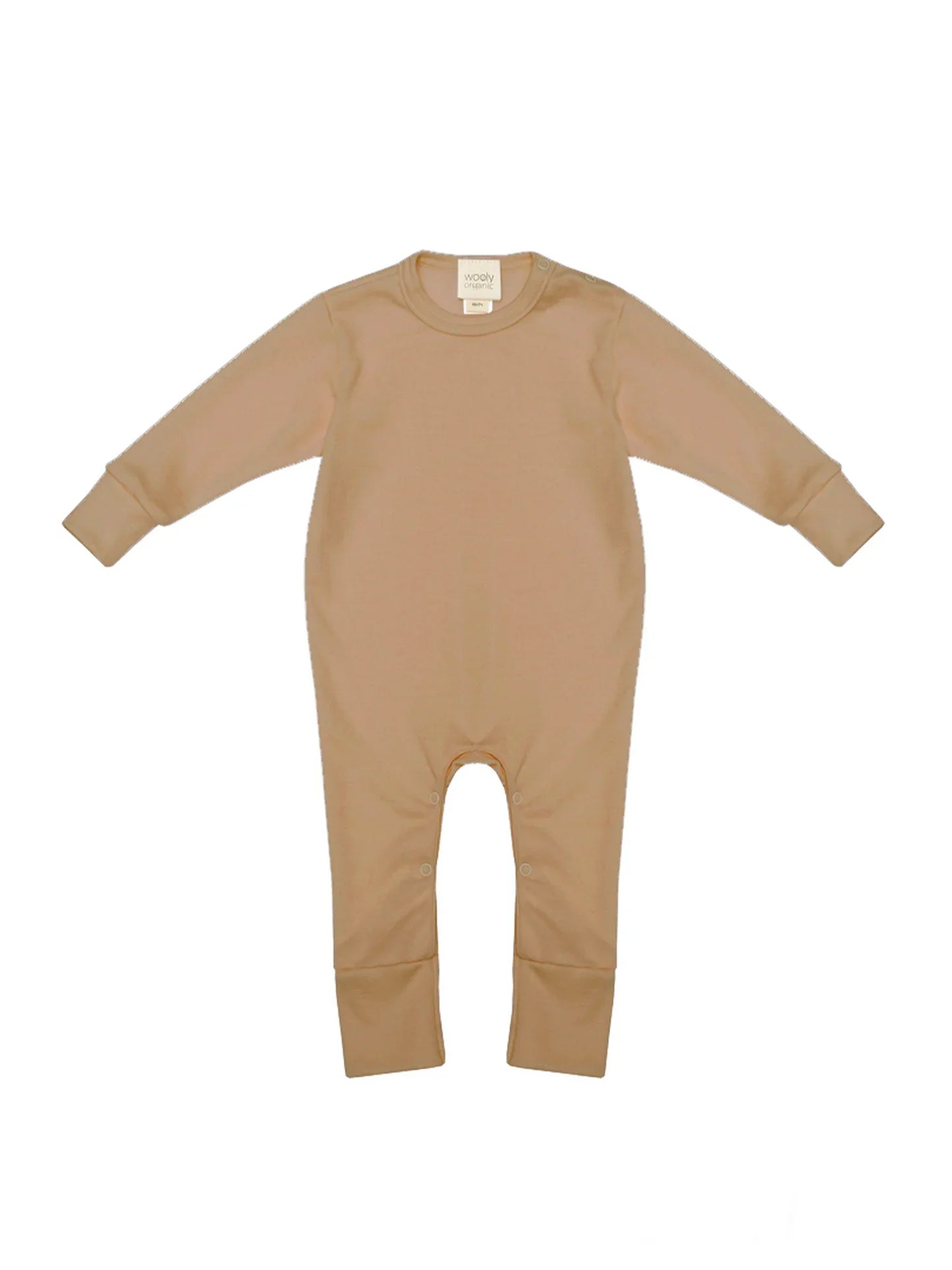 Merino Wool & Silk Longsleeve Sleepsuit