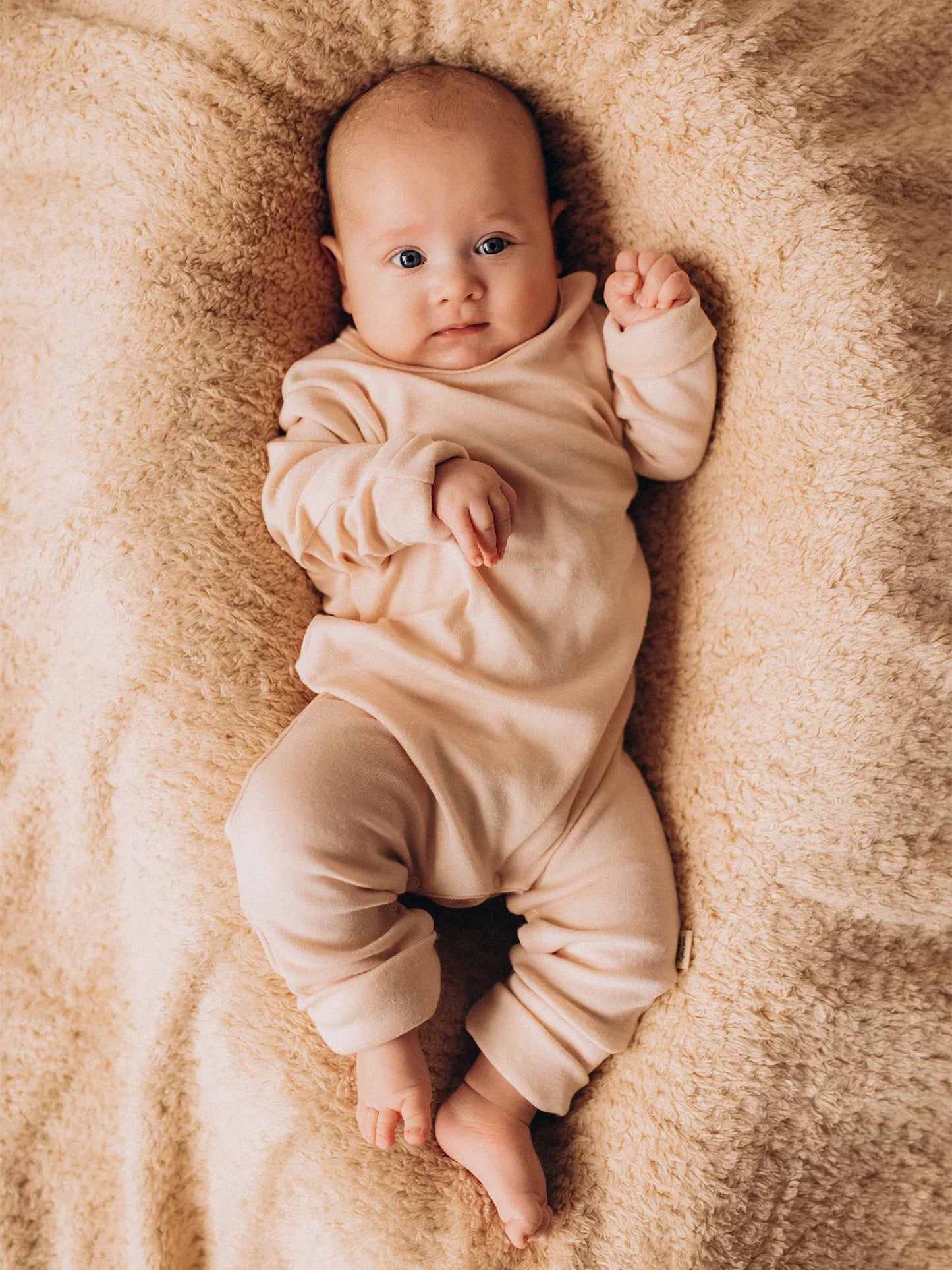 Merino Wool & Silk Longsleeve Sleepsuit