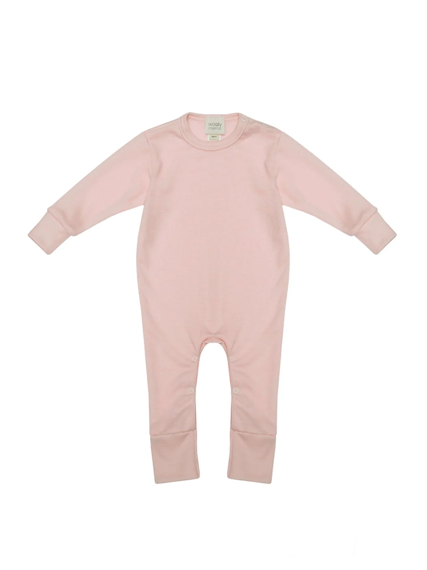 Merino Wool & Silk Longsleeve Sleepsuit