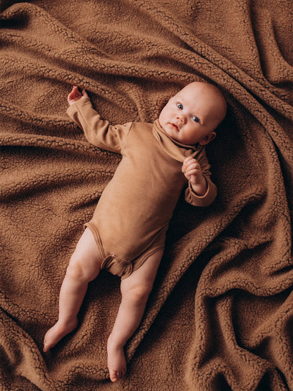 Merino Wool/Silk Longsleeve Bodysuit