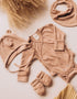 Merino Wool & Silk Wrap Bodysuit
