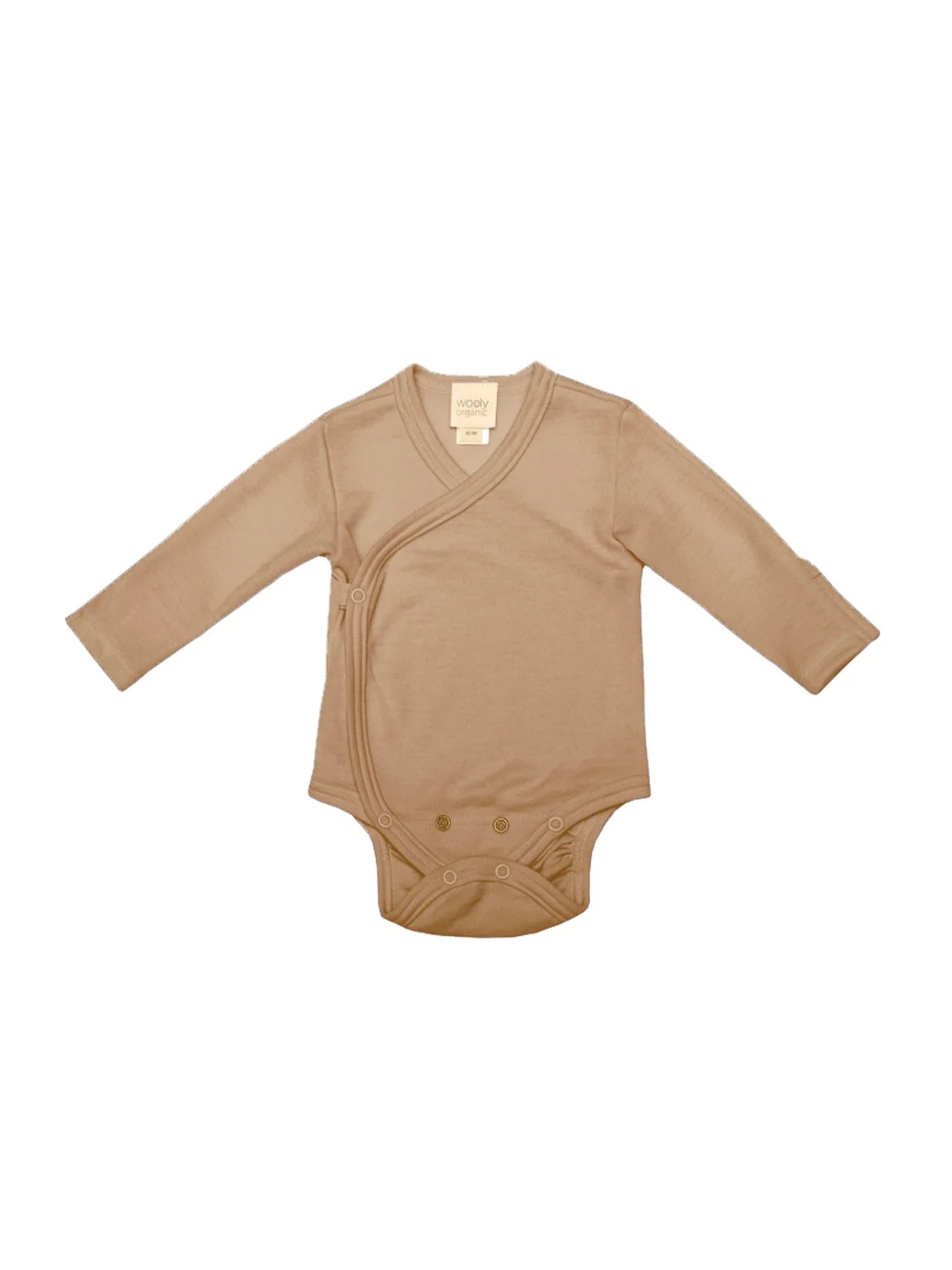 Merino Wool & Silk Wrap Bodysuit