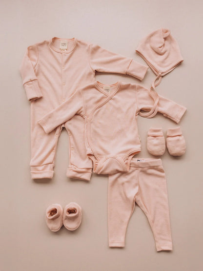 Merino Wool & Silk Wrap Bodysuit