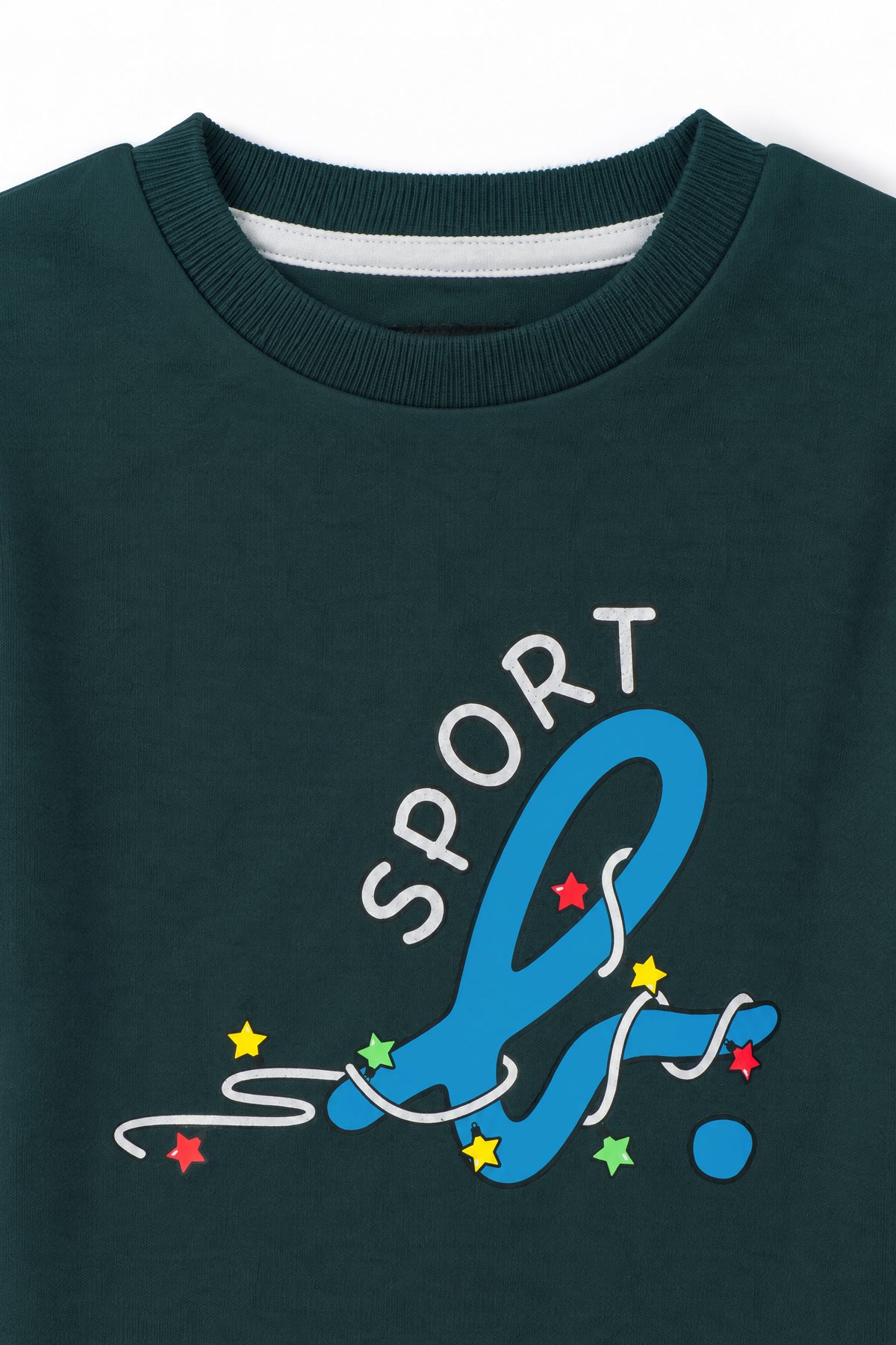 Kids Lights Logo Printed Sweater