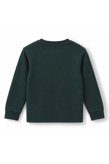 Kids Lights Logo Printed Sweater
