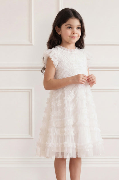 Amara Ruffle Sleeve Dress