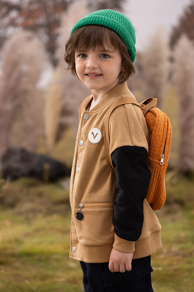 VAUVA Vauva FW23 - Boys Sports Casual Jacket (Khaki) Coat & Jacket