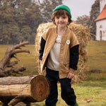 VAUVA Vauva FW23 - Boys Sports Casual Jacket (Khaki) Coat & Jacket