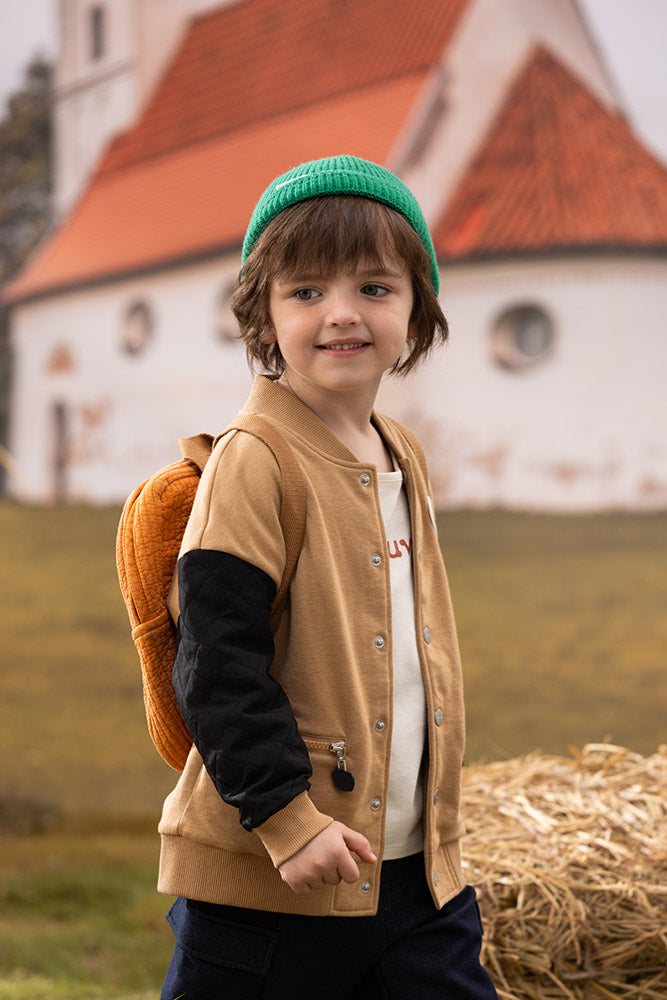 VAUVA Vauva FW23 - Boys Sports Casual Jacket (Khaki) Coat & Jacket