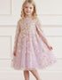 Lea Ditsy Cape Dress