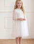 Moonlight Sequin Cape Dress