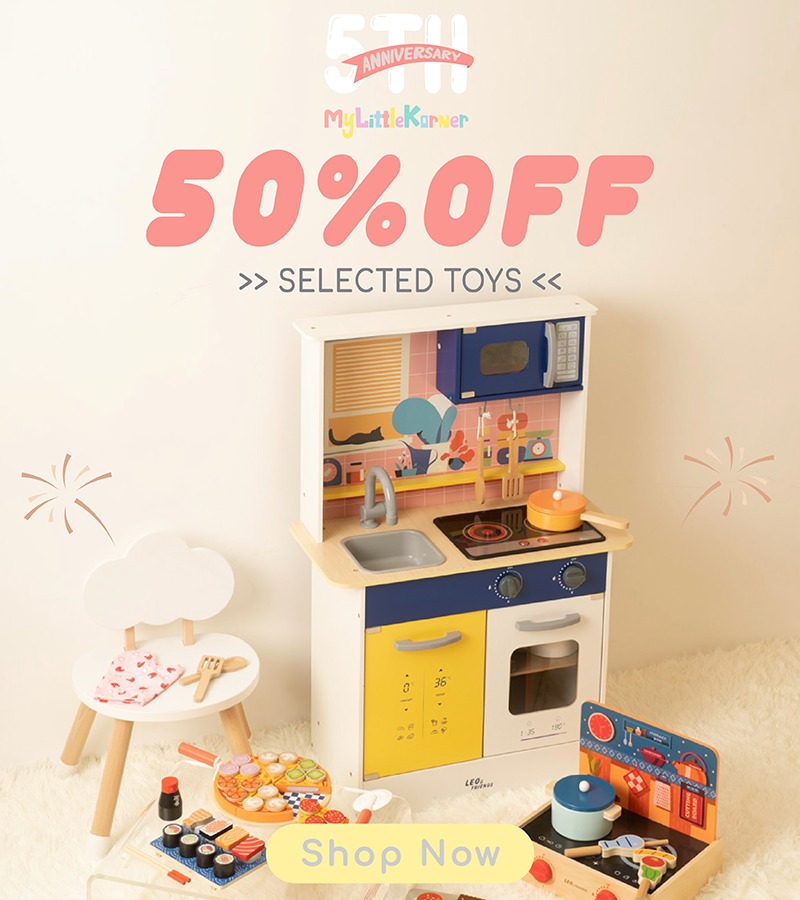 My Little Korner - selected toys 50% OFF mobile banner 