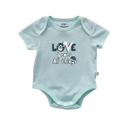 VAUVA Vauva Baby Organic Cotton Romper Set - Bear &amp; Love (1 SET 2 PCS) Fashion