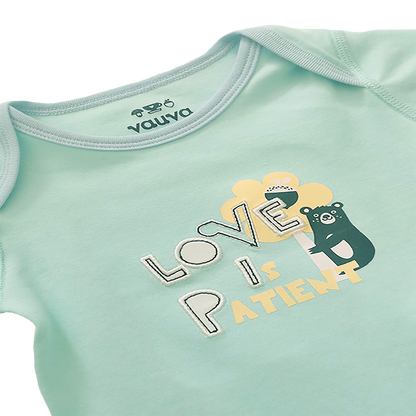 VAUVA Vauva Baby Organic Cotton Romper Set - Bear &amp; Love (1 SET 2 PCS) Fashion