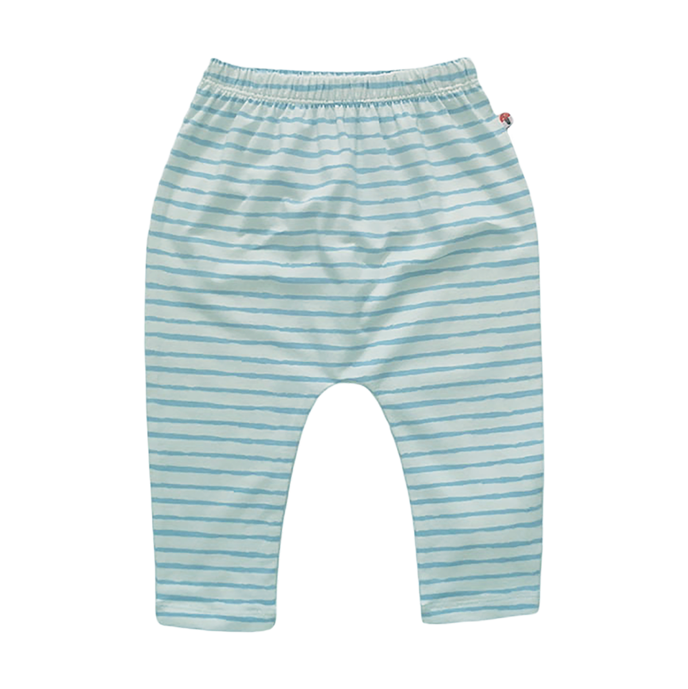 VAUVA Vauva Baby Organic Cotton Stripes Pants - Blue Fashion