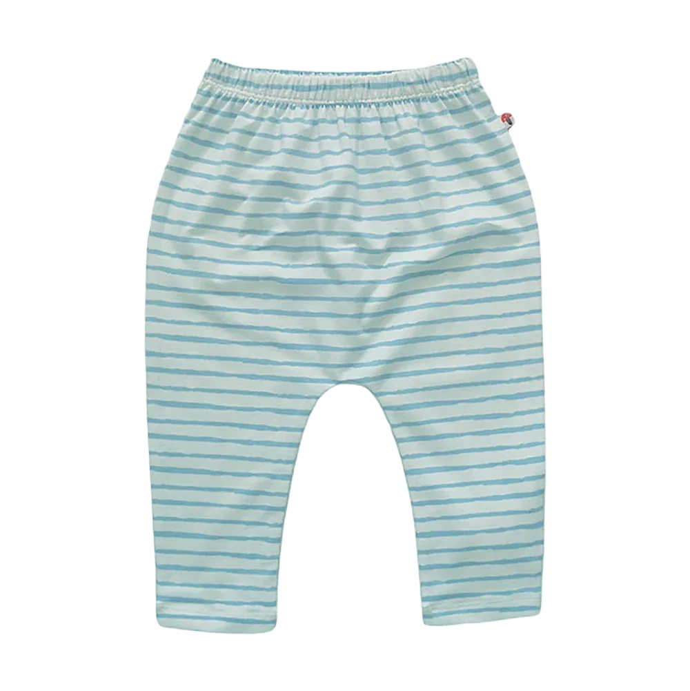 VAUVA Vauva Baby Organic Cotton Stripes Pants - Blue Fashion