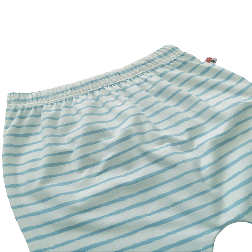 VAUVA Vauva Baby Organic Cotton Stripes Pants - Blue Fashion